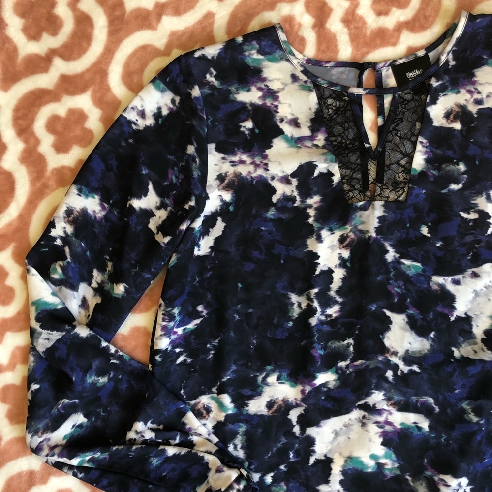 💙Watercolor Blouse
